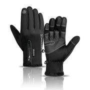 Gefütterte Winterhandschuhe mit Touchscreen-Fingern