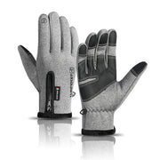 Gefütterte Winterhandschuhe mit Touchscreen-Fingern