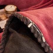 Winterwarme Samt-Fleece-Bettwäsche