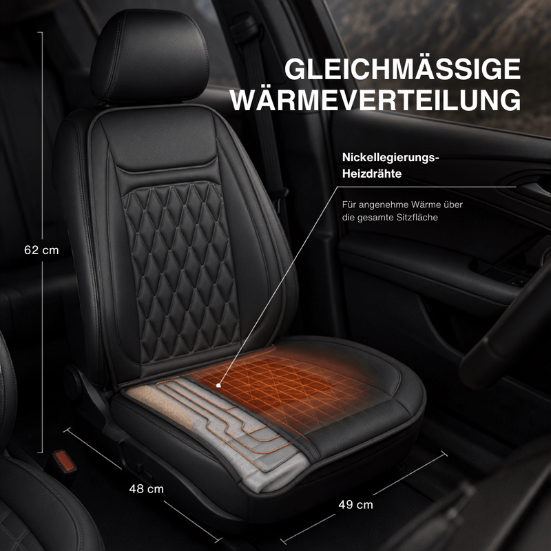 Beheizte Sitzauflage für Auto und Lkw