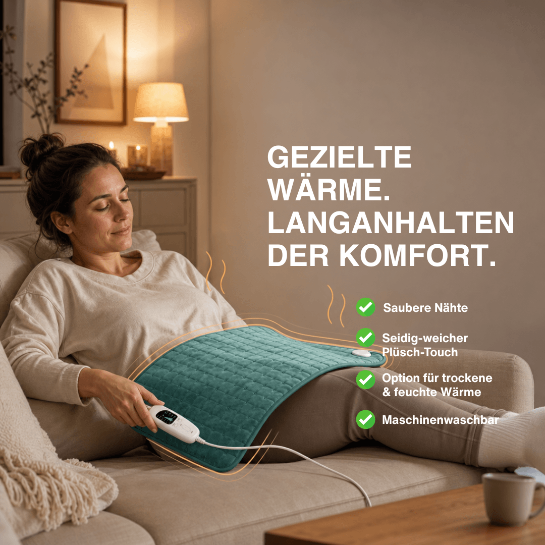 Elektrisches Heizkissen mit 6 Stufen und Timer