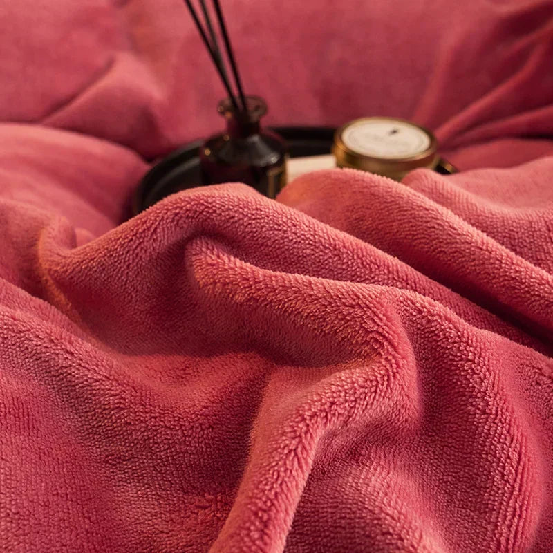 Winterwarme Samt-Fleece-Bettwäsche