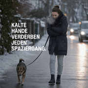 Beheizte Handschuhe für kalte Wintertage