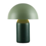 Kabellose Pilz-Tischlampe in Waldgrün