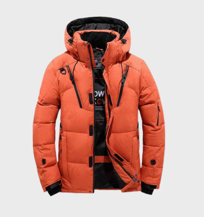 Dick gefütterter Herren-Winterparka