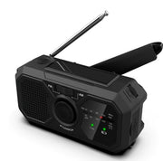 Kompaktes Notfallradio mit drei Lademöglichkeiten