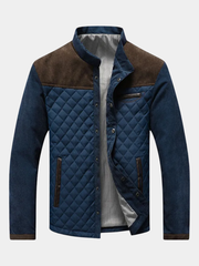Herren-Steppjacke mit Stehkragen