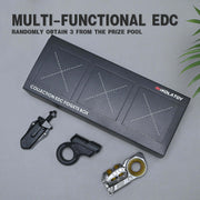 Dreiteiliges multifunktionales Fidget-Spielzeug-Set in schwarzer Box