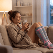 Beheizte Socken für warme Füße im Winter