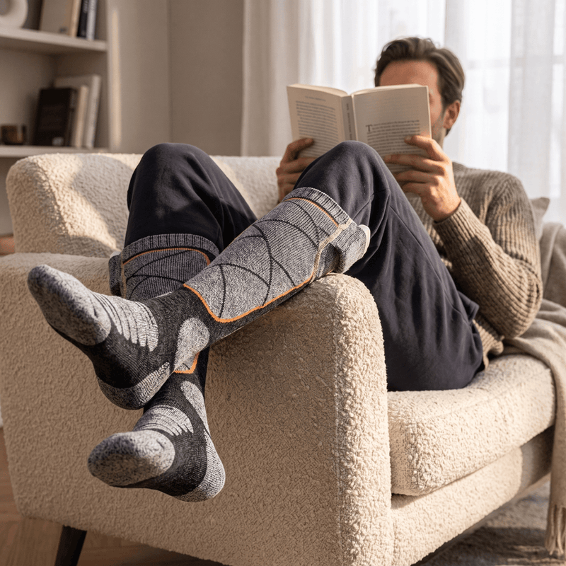 Beheizte Socken für warme Füße im Winter