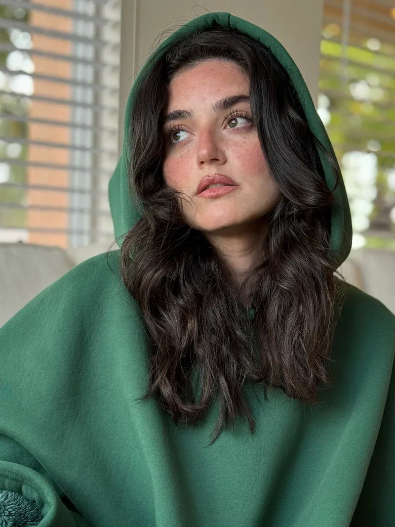 Oversize Hoodie-Decke mit Kapuze
