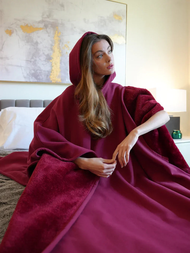 Oversize Hoodie-Decke mit Kapuze