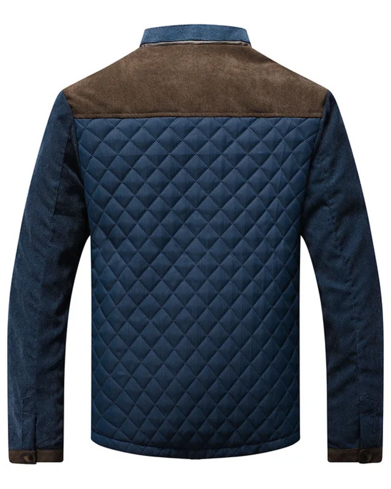 Herren-Steppjacke mit Stehkragen