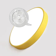 Runde LED-Deckenleuchte in Pastellfarben