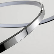 LED-Kronleuchter aus schwebenden Ringen