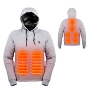 Beheizbarer Hoodie mit USB-Anschluss