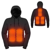 Beheizbarer Hoodie mit USB-Anschluss