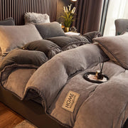 Winterwarme Samt-Fleece-Bettwäsche