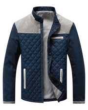 Herren-Steppjacke mit Stehkragen