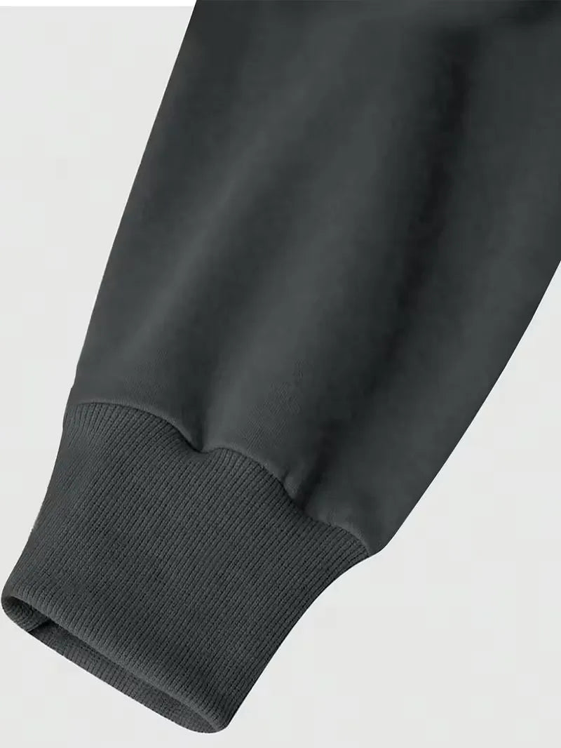 Herren-Sweatshirt mit Ärmeldruck