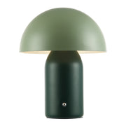 Kabellose Pilz-Tischlampe in Waldgrün