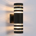 Moderne Außenwandleuchte mit Licht nach oben und unten