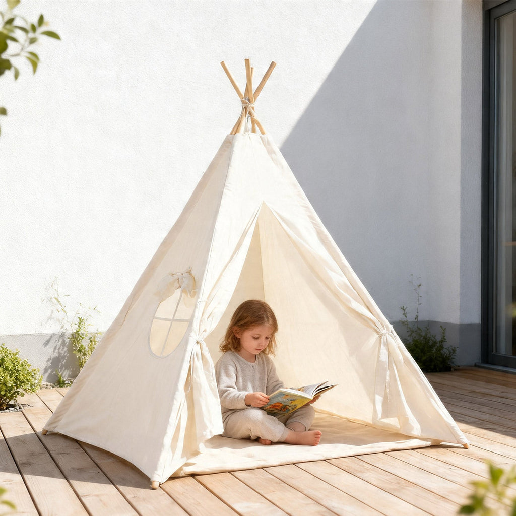 Kinder-Tipi zum Spielen, Lesen und Zurückziehen