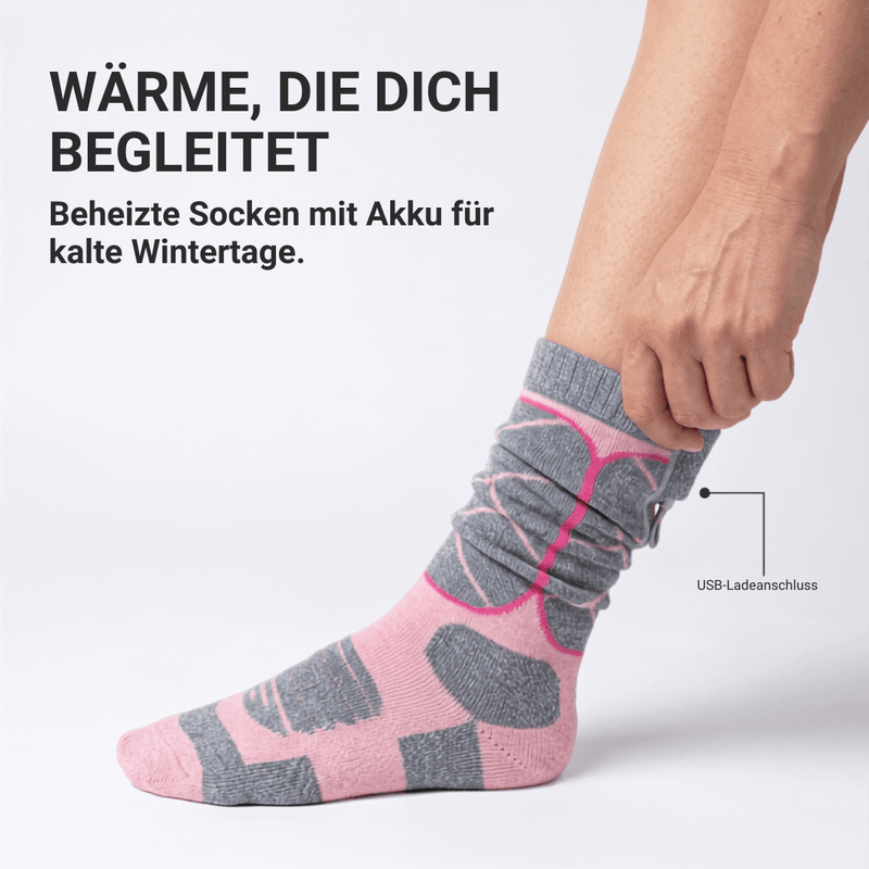 Beheizte Socken für warme Füße im Winter