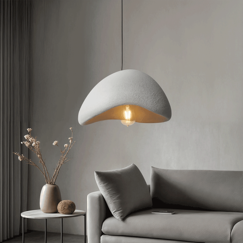 Pendelleuchte im Wabi-Sabi-Stil