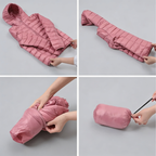 Leichte Damen-Steppjacke mit Kapuze