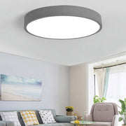 Runde LED-Deckenleuchte in Pastellfarben