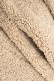 Langer Teddy-Mantel aus weichem Kunstfell