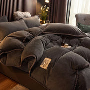 Winterwarme Samt-Fleece-Bettwäsche