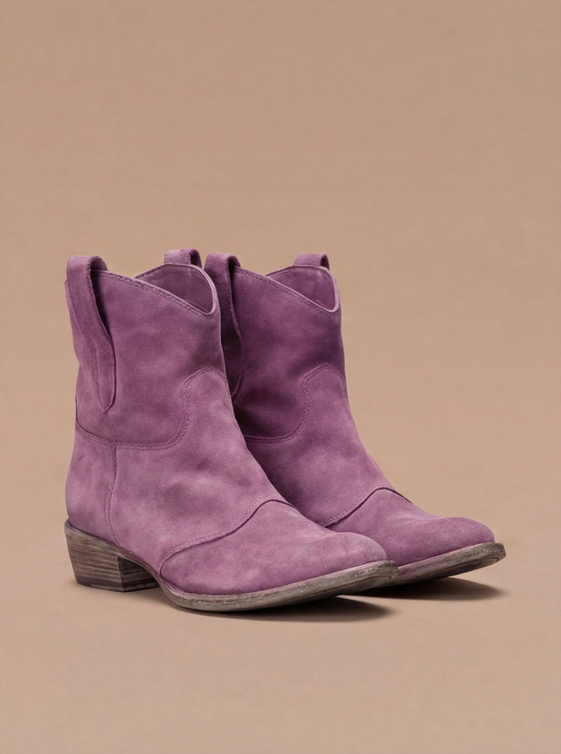 Cowboy-Stiefelette im Vintage-Look