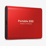 Kompakte tragbare externe SSD mit USB-C-Anschluss