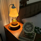 Kerzenwärmer-Lampe mit Glasglocke