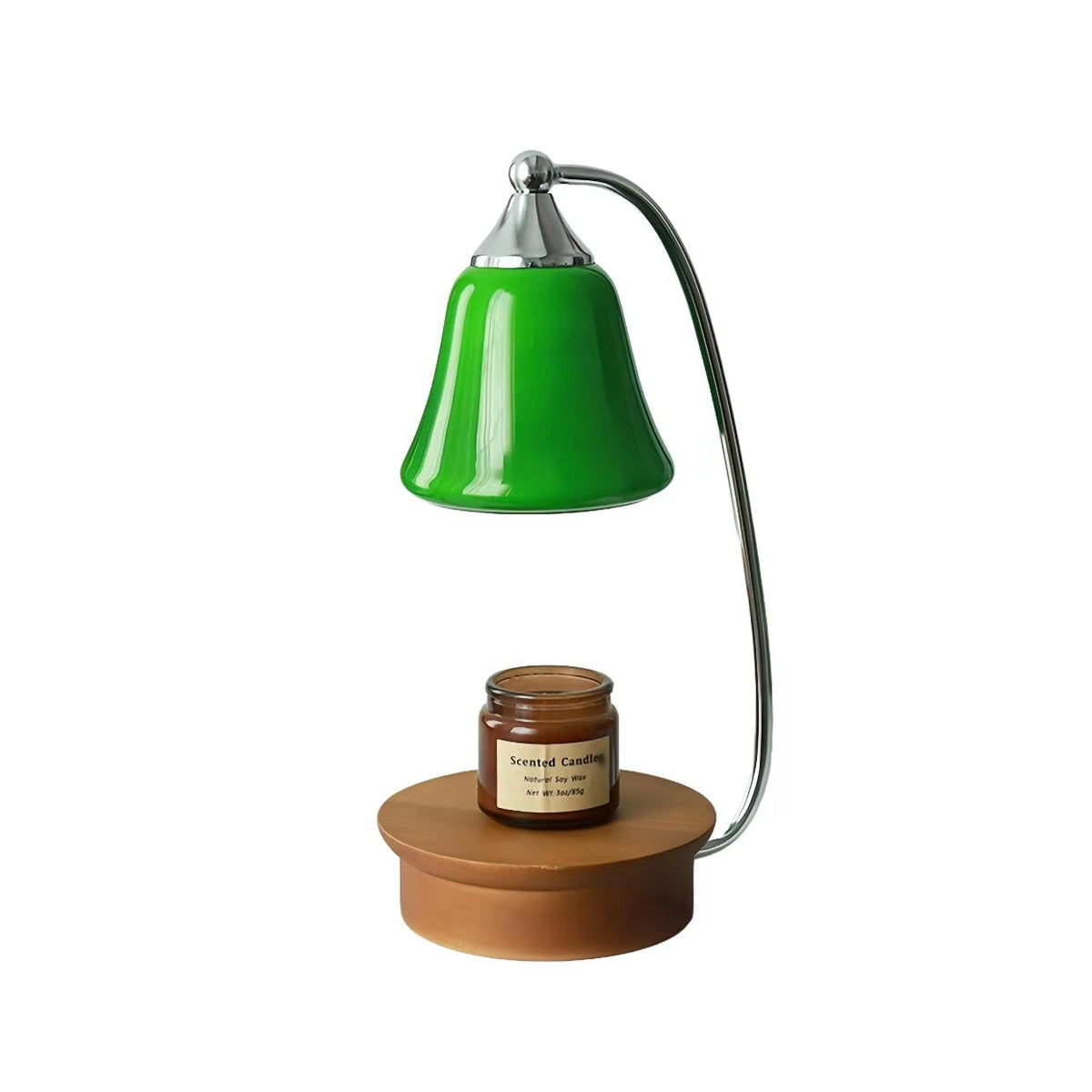 Kerzenwärmer-Lampe mit Glasglocke