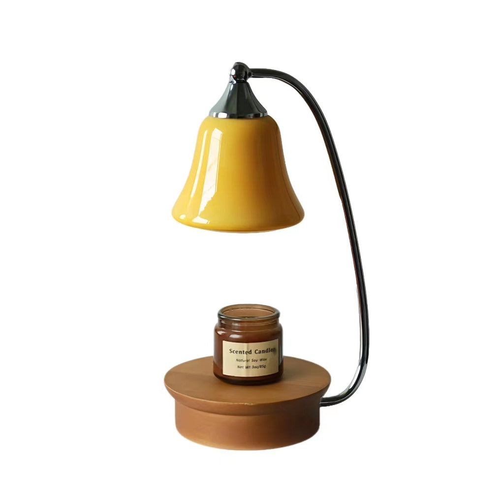 Kerzenwärmer-Lampe mit Glasglocke