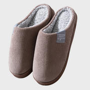 Warme Cord-Hausschuhe für Damen und Herren