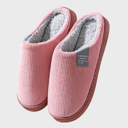 Warme Cord-Hausschuhe für Damen und Herren