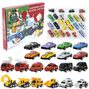Spielzeug-Adventskalender mit 24 Türchen