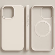 iPhone-Silikonhülle mit Magnetring und Soft-Touch-Oberfläche