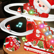 Weihnachtsmann-Rutschbahn mit Musik und Licht
