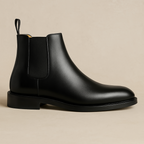 Klassische Herren-Chelsea-Boots in Veloursleder-Optik