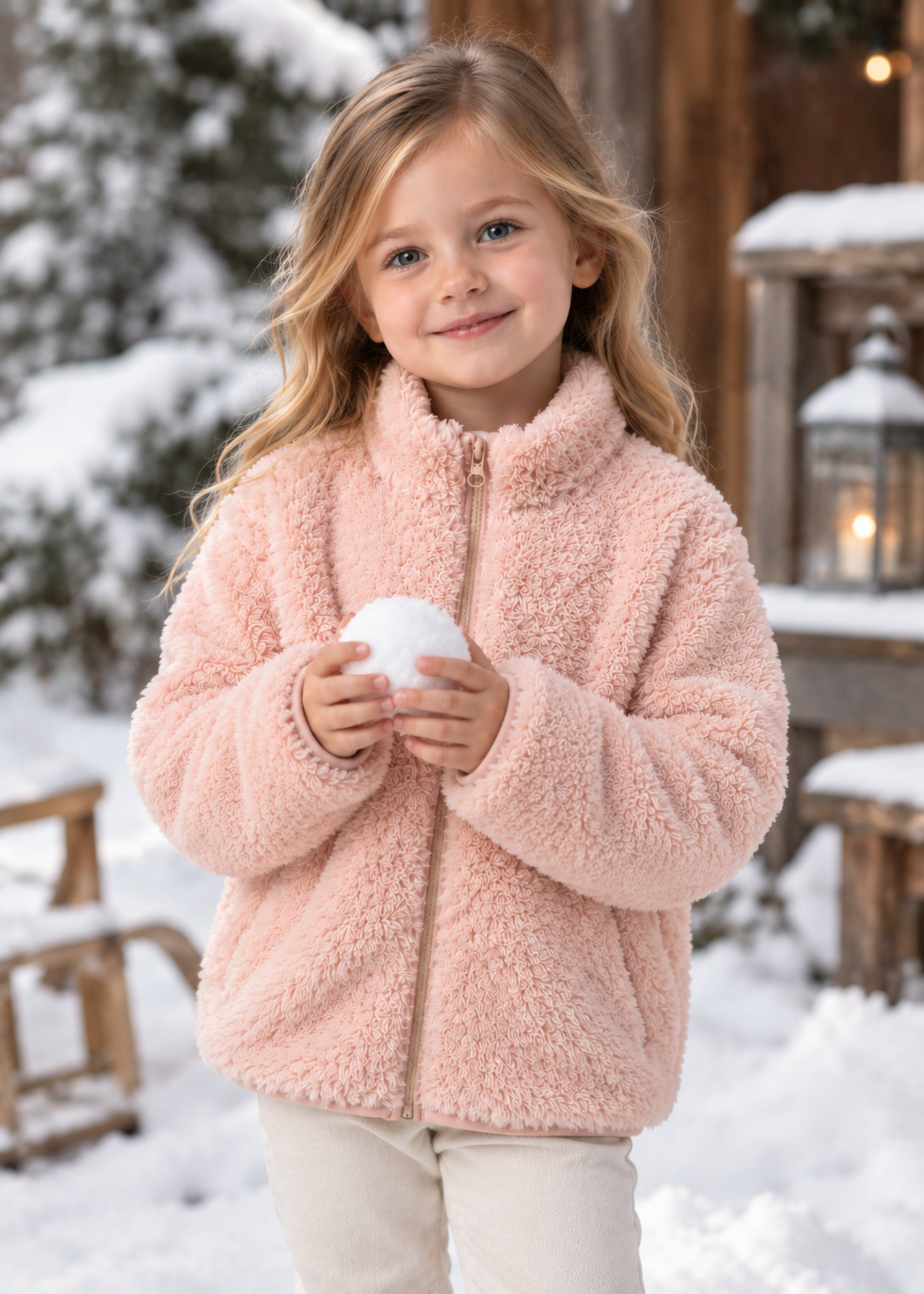 Kuschelige Teddyjacke für Kinder