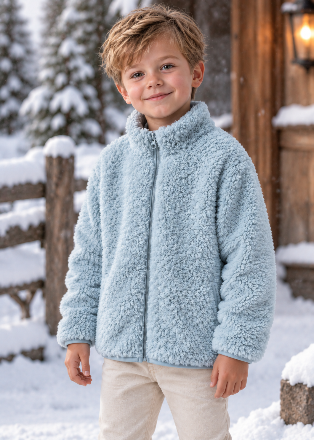 Kuschelige Teddyjacke für Kinder