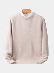 Weicher Herren-Strickpullover mit Rundhals
