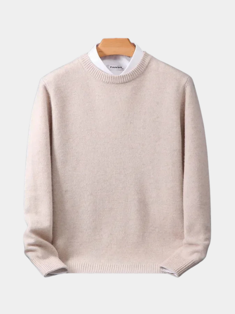 Weicher Herren-Strickpullover mit Rundhals