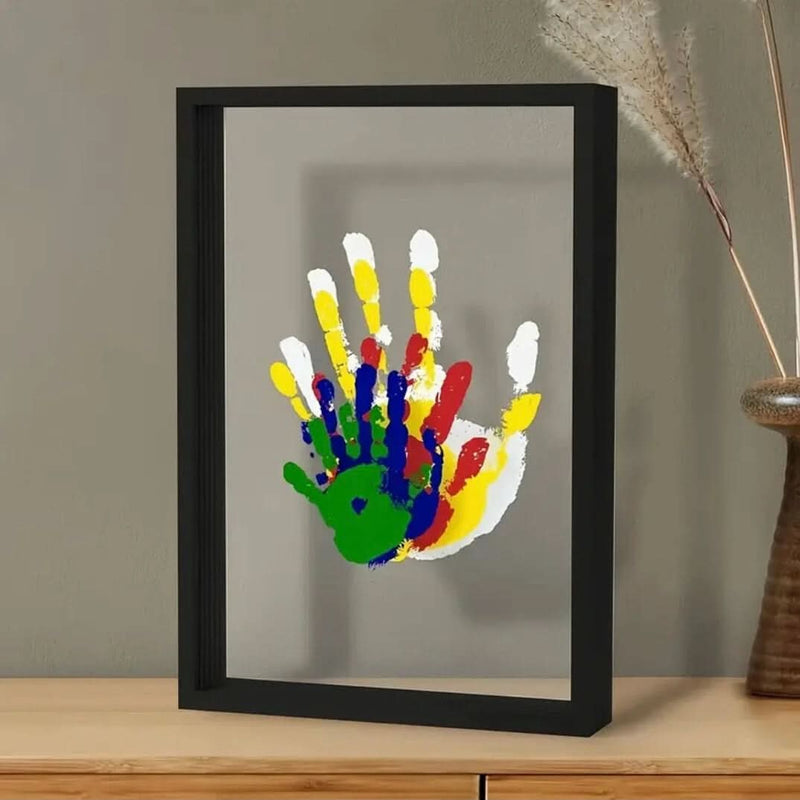 Familien-Handabdruck-Bilderrahmen