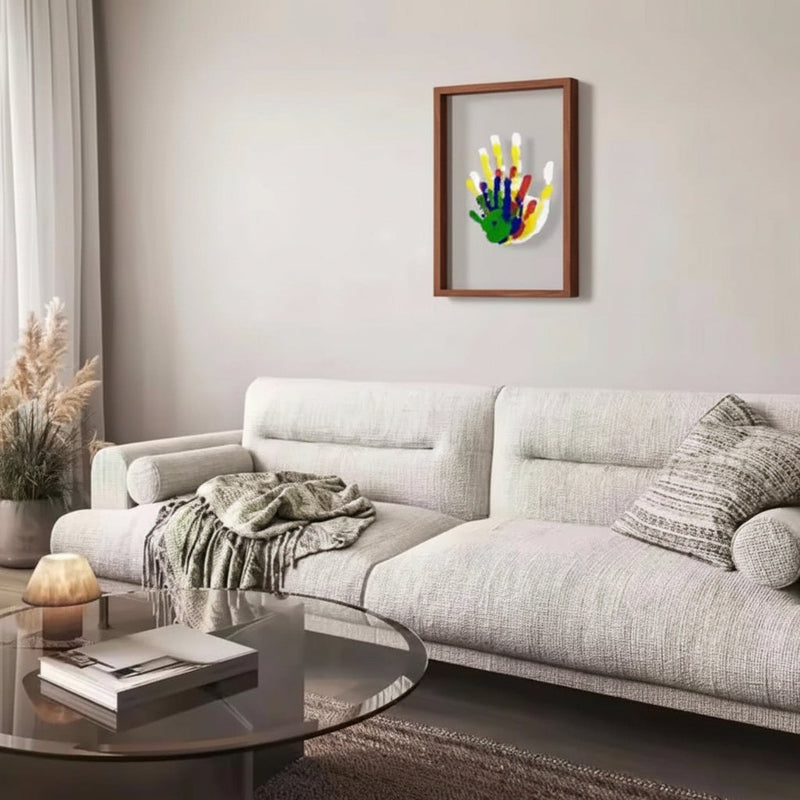 Familien-Handabdruck-Bilderrahmen